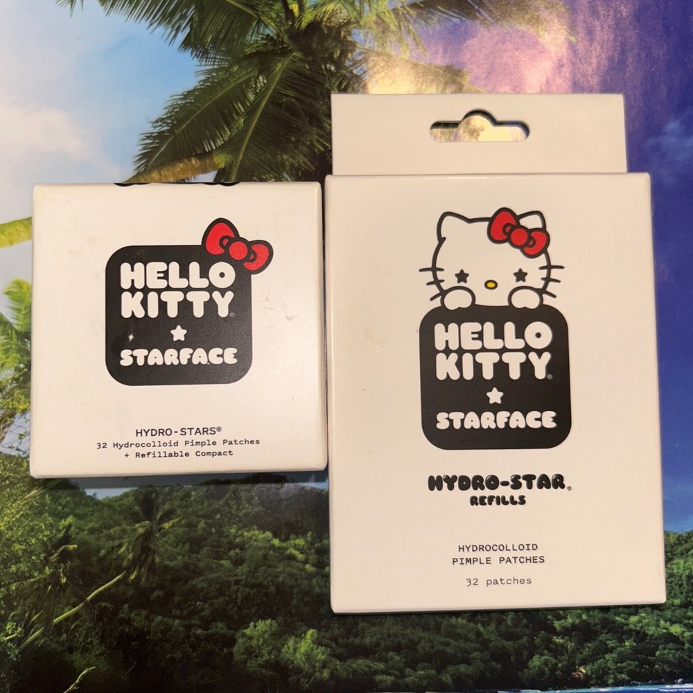 Starface X Hello Kitty Hydro-Stars Pimple Patches Compact & Refills 64ct Bundle